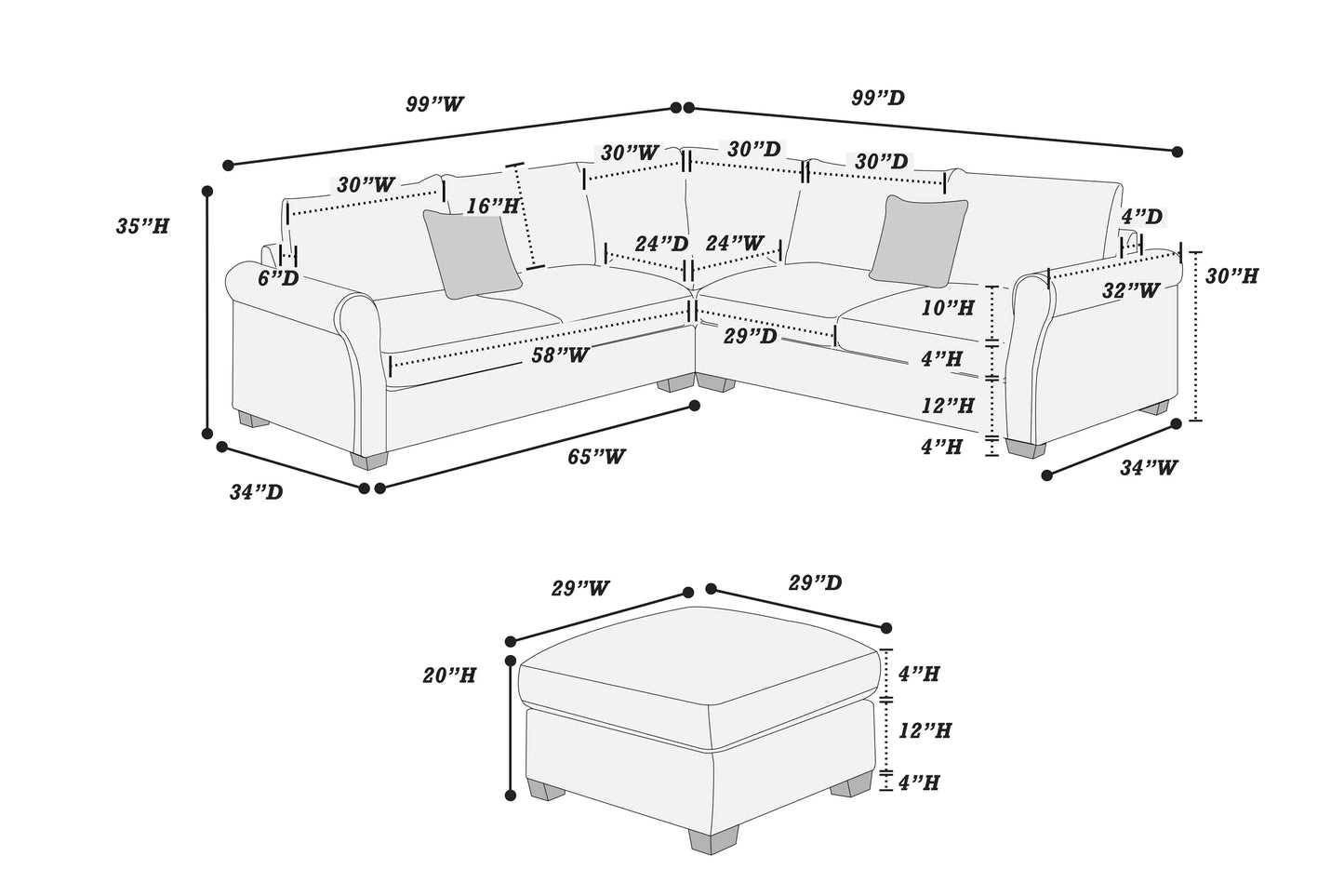 LAF ONE-ARM LVST - F8305-2