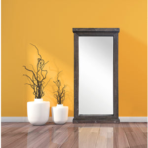 Full Length Modern Wooden Frame Beveled Leaning or Wall Mounted Wall Mirror... - M7101