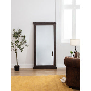 4-Panel Wood Frame with Rustic Window Shutter Style Room Divider - M7108