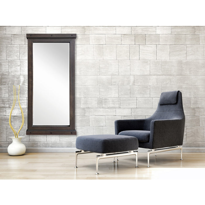 Full Length Modern Wooden Frame Beveled Leaning or Wall Mounted Wall Mirror... - M7101