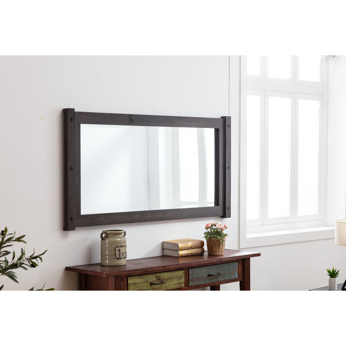 Full Length Modern Wooden Frame Beveled Leaning or Wall Mounted Wall Mirror... - M7101