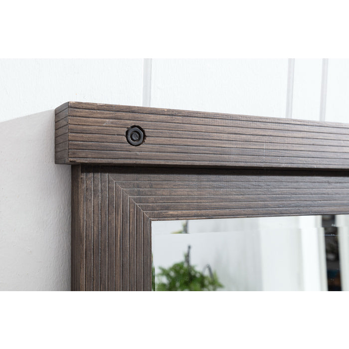 Full Length Modern Wooden Frame Beveled Leaning or Wall Mounted Wall Mirror... - M7103