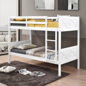 Fabric Upholstered Platform Bed - Full (Gray) - M7577-FULL-GR
