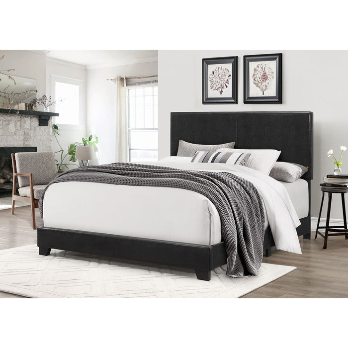 PU Faux Leather Upholstered Bed Frame - Queen - M7563-QUEEN