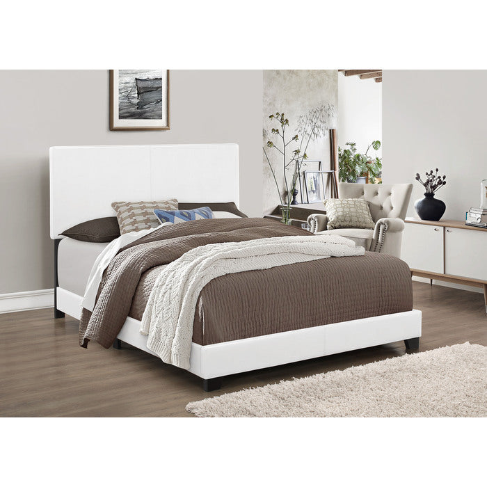 PU Faux Leather Bed Frame with 4 Slats
(Box Spring Required) - M7564-TWIN