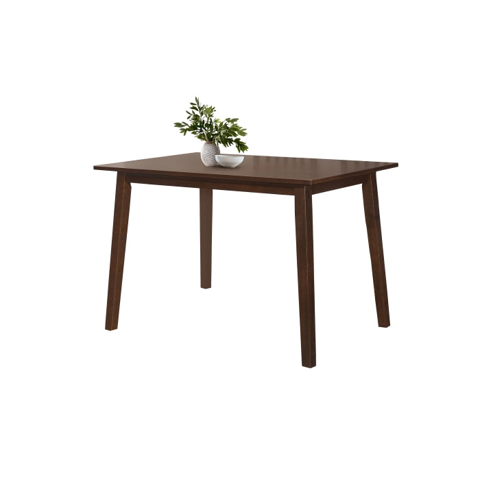 Mid-Century Appeal Solid Rubberwood with MDF Top Dining Table and Splayed Legs - M7807