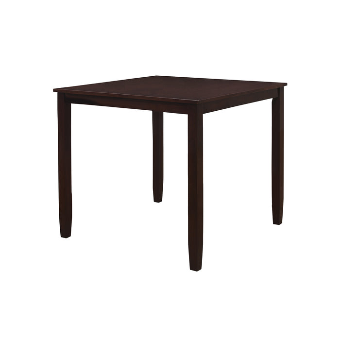 Solid Rubberwood Square Counter Height Table with MDF Top - M7821