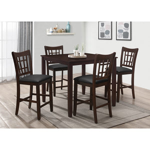Espresso Upholstered Parson Dining/Counter Height Chair - M7763