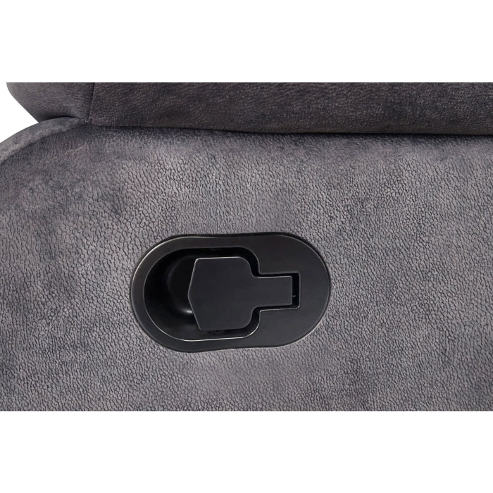 Bronzing Fabric Tufted Upholstered Pillow Top Armrest Manual Recliner Chair - M8077-RECL