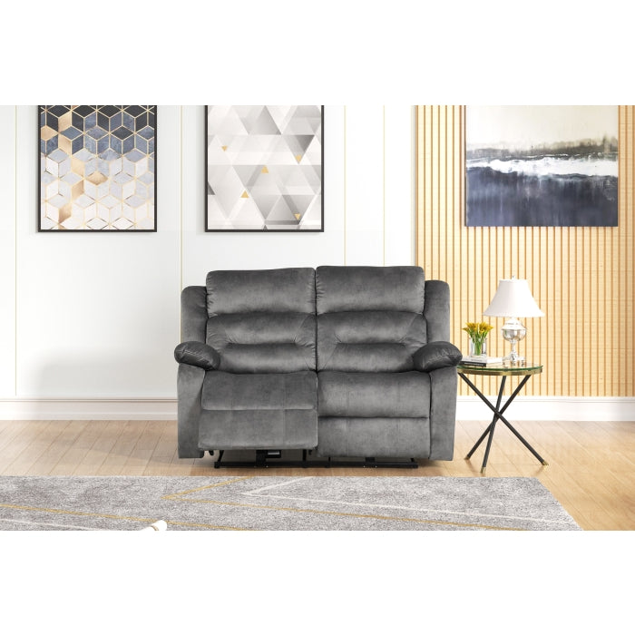 Bronzing Fabric Tufted Upholstered Pillow Top Armrest Manual... - M8078-LOVE