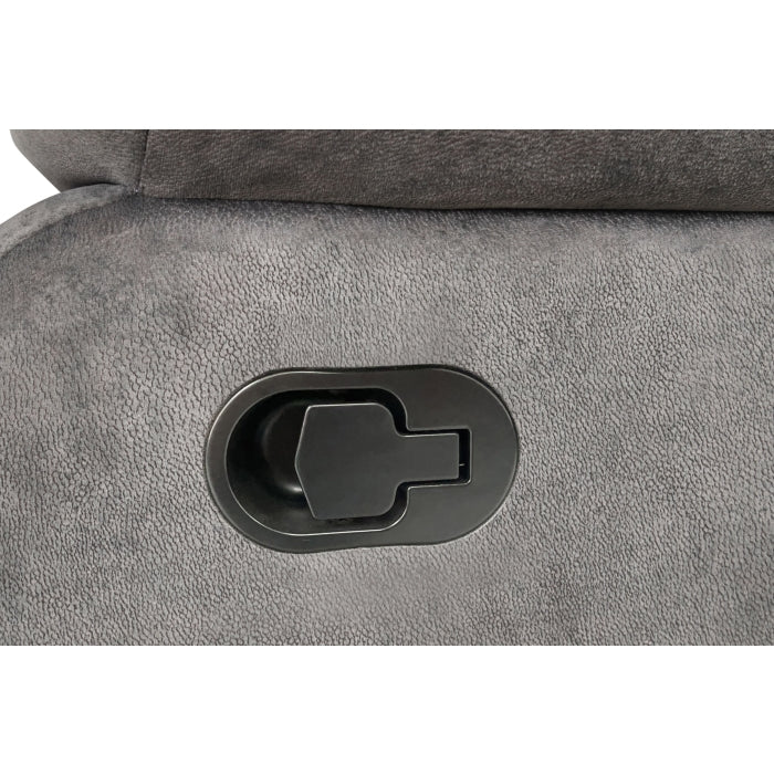 Bronzing Fabric Tufted Upholstered Pillow Top Armrest Manual Recliner Chair - M8078-RECL