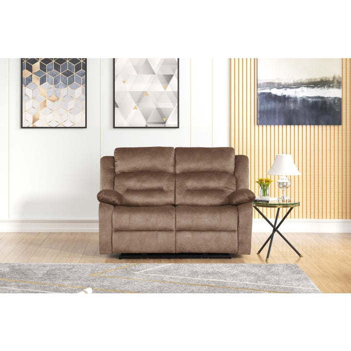 Bronzing Fabric Tufted Upholstered Pillow Top Armrest Power Loveseat.
Weight... - M8082-LOVE