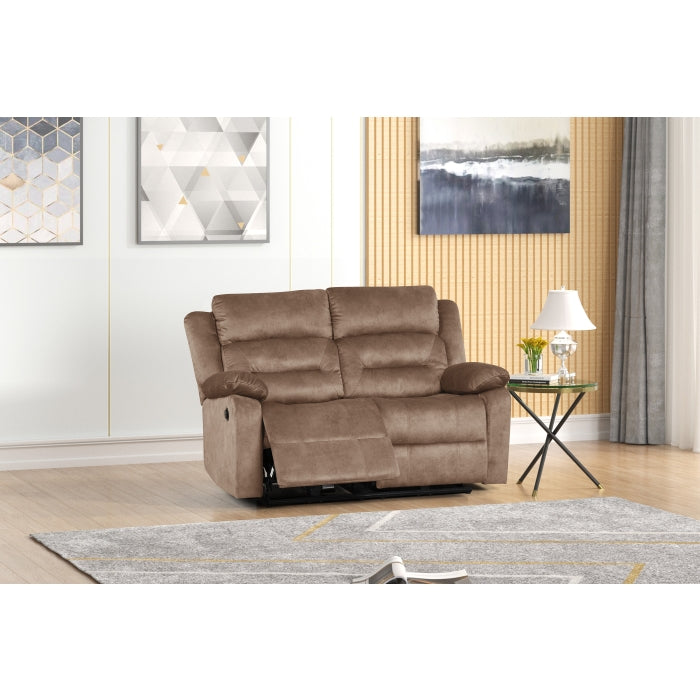 Bronzing Fabric Tufted Upholstered Pillow Top Armrest Power Loveseat.
Weight... - M8082-LOVE