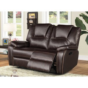 Breathable Air Leather Material Faux Leather Manual Recliners... - M8086-LOVE