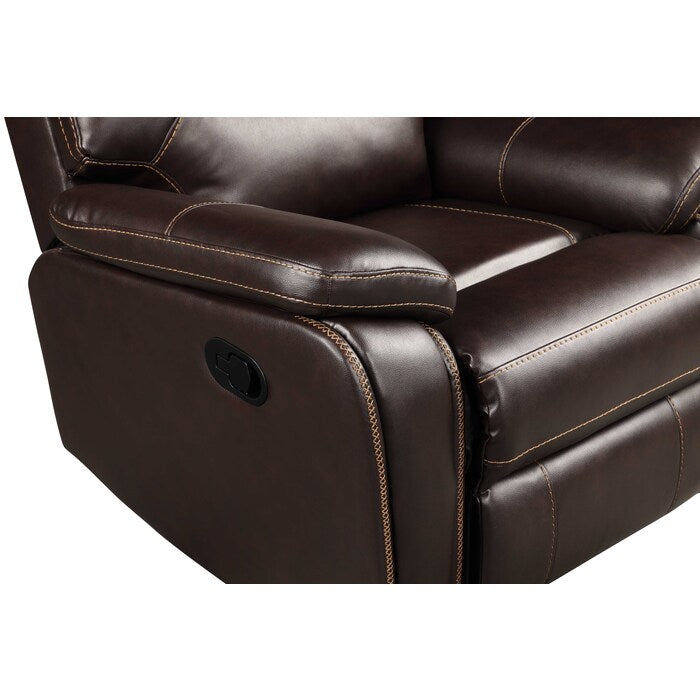 Breathable Air Leather Material Faux Leather Manual Recliners Sofa.
Weight... - M8085-SOFA