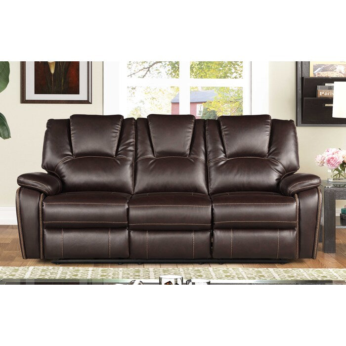Breathable Air Leather Material Faux Leather Manual Recliners Sofa.
Weight... - M8085-SOFA