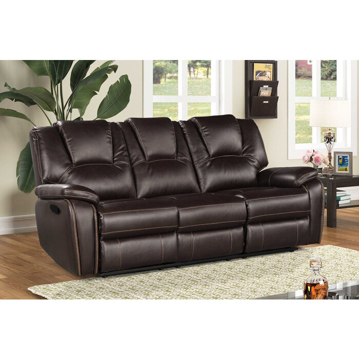 Breathable Air Leather Material Faux Leather Manual Recliners Sofa.
Weight... - M8085-SOFA