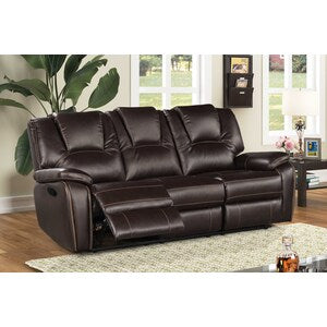 Breathable Air Leather Material Faux Leather Manual Recliners... - M8086-LOVE