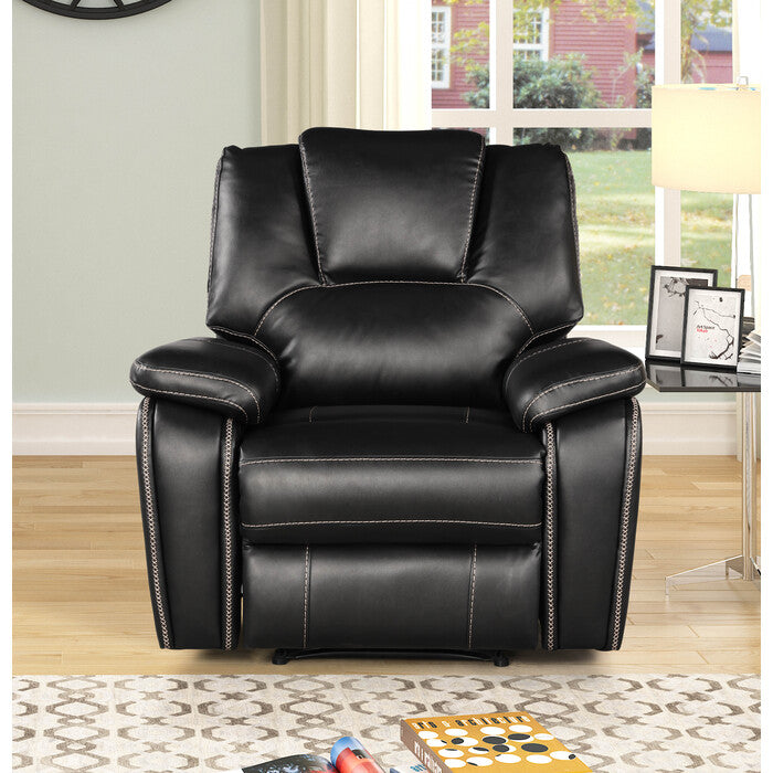 Breathable Air Leather Material Faux Leather Power Recliner Chair with USB - M8087-RECL