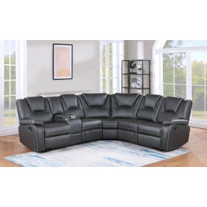 Breathable Air Leather Modular Sectional Sofa - M8190