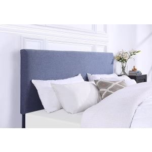 Linen Upholstered Button Tufted Headboard - E. King (Light Gray) - M9BX02-EKING-LGR