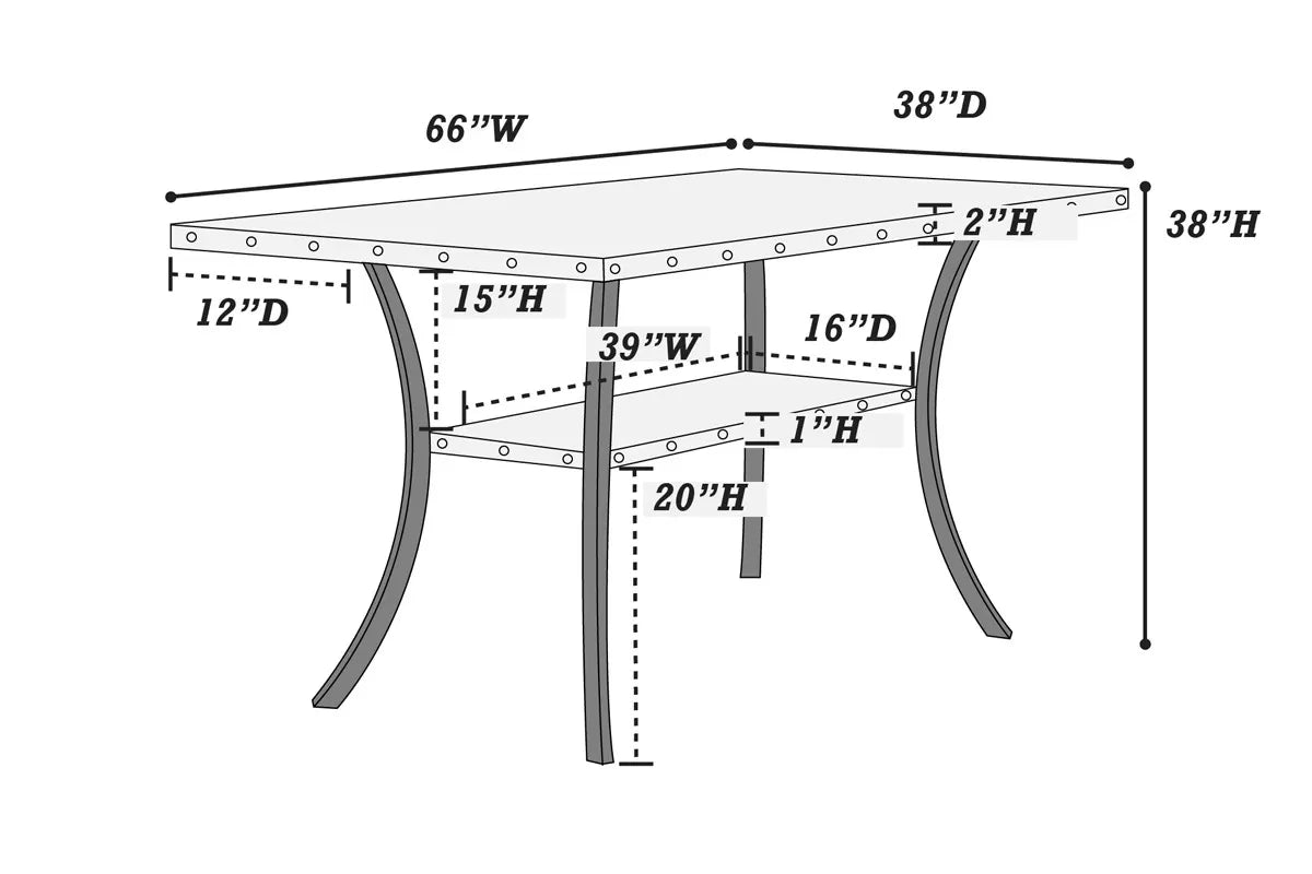 Counter Height Table - F2519